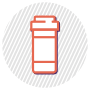 Pill bottle icon.